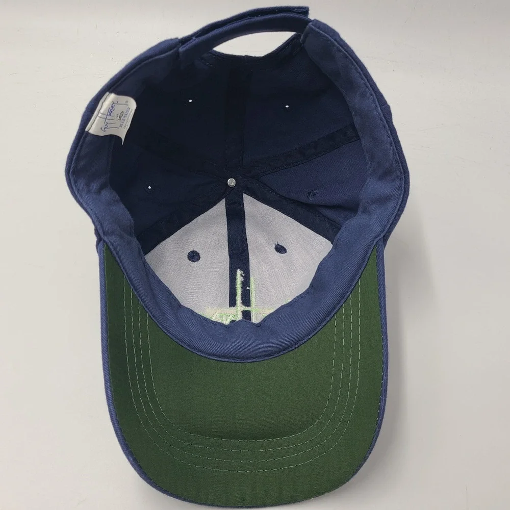 Guy Harvey Hat Adjustable Blue Green Fishing Drip‎ Ooze Logo Casual Outdoors Men
